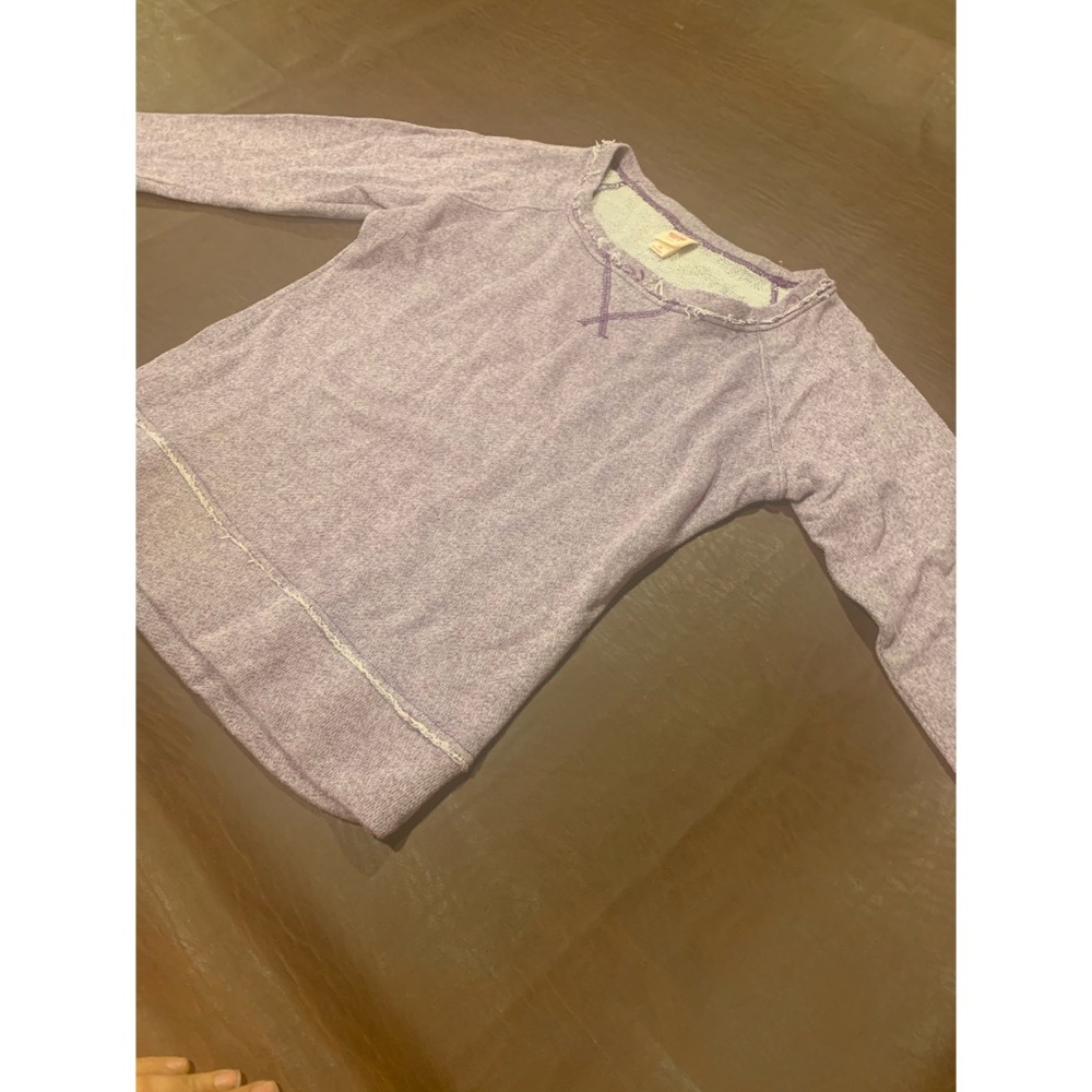 Distressed Purple sweatshirt